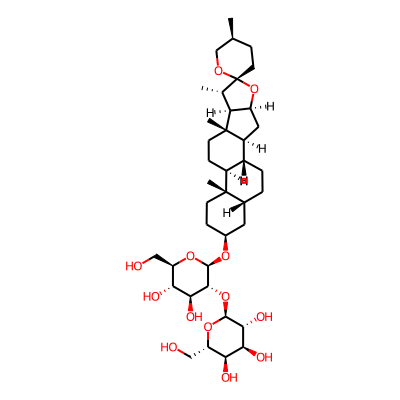 (2S,3R,4S,5R,6S)-2-[(2R,3R,4S,5S,6R)-4,5-dihydroxy-6-(hydroxymethyl)-2-[(1R,2S,4S,5'S,6R,7S,8R,9S,12S,13S,16S,18R)-5',7,9,13-tetramethylspiro[5-oxapentacyclo[10.8.0.02,9.04,8.013,18]icosane-6,2'-oxane]-16-yl]oxyoxan-3-yl]oxy-6-(hydroxymethyl)oxane-3,4,5-triol