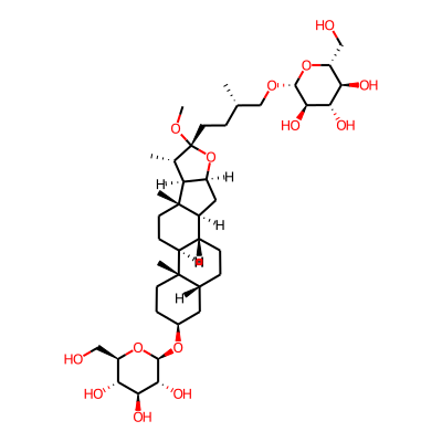 (2R,3S,4S,5R,6R)-2-(hydroxymethyl)-6-[(2S)-4-[(1R,2S,4S,6R,7S,8R,9S,12S,13S,16S,18R)-6-methoxy-7,9,13-trimethyl-16-[(2R,3R,4S,5S,6R)-3,4,5-trihydroxy-6-(hydroxymethyl)oxan-2-yl]oxy-5-oxapentacyclo[10.8.0.02,9.04,8.013,18]icosan-6-yl]-2-methylbutoxy]oxane-3,4,5-triol