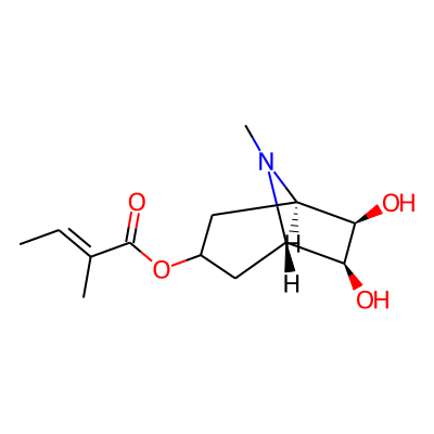 1alphaH,5alphaH-Tropane-3alpha,6beta,7beta-triol, 3-(2-methylcrotonate), (E)-