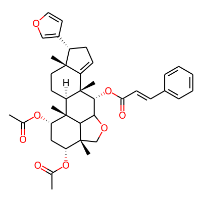 [(1R,2R,5R,6R,10R,11S,15R,16R,18S)-16,18-diacetyloxy-6-(furan-3-yl)-1,5,10,15-tetramethyl-13-oxapentacyclo[10.6.1.02,10.05,9.015,19]nonadec-8-en-11-yl] (E)-3-phenylprop-2-enoate
