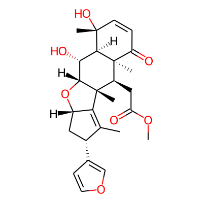 2H-Cyclopenta(b)naphtho(2,3-d)furan-10-carboxylic acid,2-(3-furanyl)-3,3a,4a,5,5a,6,9,9a,10,10a-decahydro-5,6-dihydroxy-1,6,9a,10a-tetramethyl-9-oxo-, methyl ester, (2R,3aS,4aS,5R,5aS,6R,9aR,10S,10aR)-