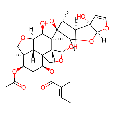 [(4R,5R,6S,7S,8R,11R,12R,14S,15S)-12-acetyloxy-4,7-dihydroxy-6-[(1R,2S,6S,9R,11S)-2-hydroxy-11-methyl-5,7,10-trioxatetracyclo[6.3.1.02,6.09,11]dodec-3-en-9-yl]-6,11-dimethyl-3,9-dioxatetracyclo[6.6.1.01,5.011,15]pentadecan-14-yl] (E)-2-methylbut-2-enoate