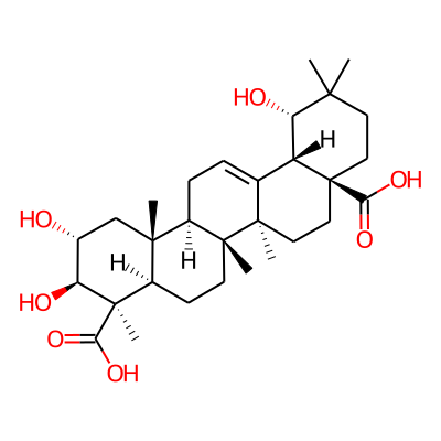 (2R,3R,4R,4aR,6aR,6bS,8aR,12S,12aS,14aR,14bR)-2,3,12-trihydroxy-4,6a,6b,11,11,14b-hexamethyl-1,2,3,4a,5,6,7,8,9,10,12,12a,14,14a-tetradecahydropicene-4,8a-dicarboxylic acid