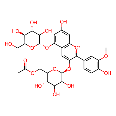 Peonidin acetyl 3,5-diglucoside