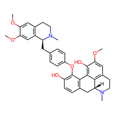 4H-Dibenzo(de,g)quinoline-1,10-diol, 5,6,6a,7-tetrahydro-2-methoxy-6-methyl-11-(4-(((1S)-1,2,3,4-tetrahydro-6,7-dimethoxy-2-methyl-1-isoquinolinyl)methyl)phenoxy)-, (6aR)-