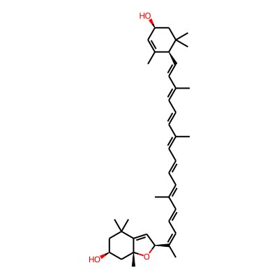 (2S,6S,7aR)-2-[(2Z,4E,6E,8E,10E,12E,14E,16E)-17-[(1R,4S)-4-hydroxy-2,6,6-trimethylcyclohex-2-en-1-yl]-6,11,15-trimethylheptadeca-2,4,6,8,10,12,14,16-octaen-2-yl]-4,4,7a-trimethyl-2,5,6,7-tetrahydro-1-benzofuran-6-ol