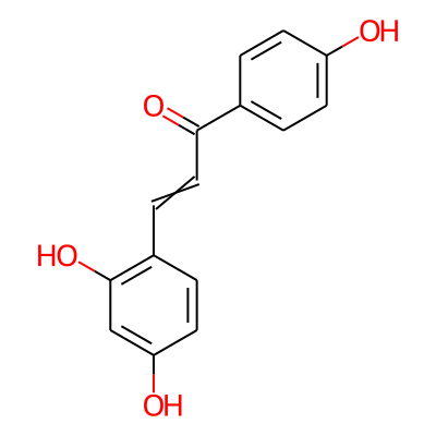 3-(2,4-Dihydroxyphenyl)-1-(4-hydroxyphenyl)prop-2-en-1-one