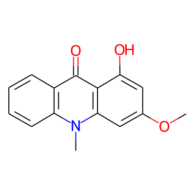 1-Hydroxy-3-methoxy-10-methylacridone