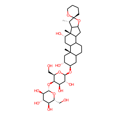 (2S,3R,4S,5S,6R)-2-[(2R,3R,4R,5R,6R)-6-[(6R,7S,9S,10S,13S,15R,16R)-10,15-dihydroxy-7,9,13-trimethylspiro[5-oxapentacyclo[10.8.0.02,9.04,8.013,18]icosane-6,2'-oxane]-16-yl]oxy-4,5-dihydroxy-2-(hydroxymethyl)oxan-3-yl]oxy-6-(hydroxymethyl)oxane-3,4,5-triol