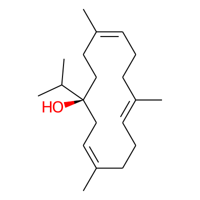 (1S,3Z,7E,11Z)-1-isopropyl-4,8,12-trimethyl-cyclotetradeca-3,7,11-trien-1-ol