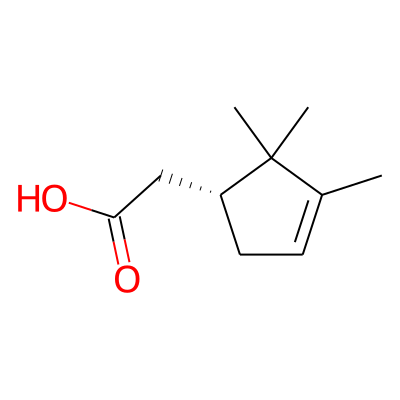 3-Cyclopentene-1-acetic acid, 2,2,3-trimethyl-, (R)-
