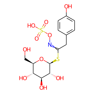 [(2S,3R,4S,5S,6R)-3,4,5-trihydroxy-6-(hydroxymethyl)oxan-2-yl] 2-(4-hydroxyphenyl)-N-sulfooxyethanimidothioate