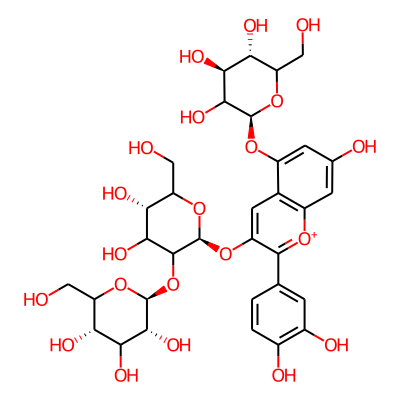 Cyanidin 3-sophoroside-5-glucoside