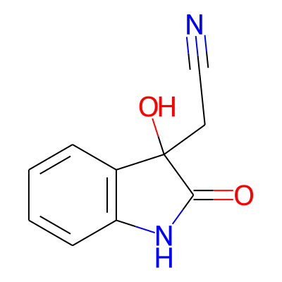(-)-3-Cyanomethyl-3-hydroxy-1H-indol-2(3H)-one