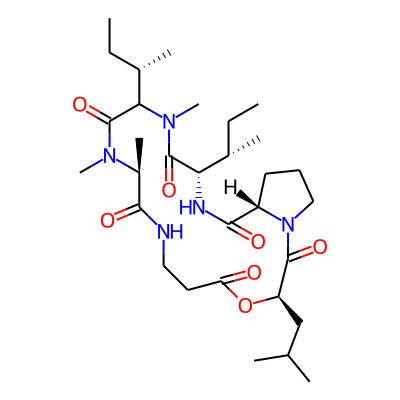 (3R,10S,16S,19S)-13,16-bis[(2S)-butan-2-yl]-10,11,14-trimethyl-3-(2-methylpropyl)-4-oxa-1,8,11,14,17-pentazabicyclo[17.3.0]docosane-2,5,9,12,15,18-hexone