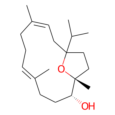 (1R,2R,5E,9Z)-1,5,9-trimethyl-12-propan-2-yl-15-oxabicyclo[10.2.1]pentadeca-5,9-dien-2-ol