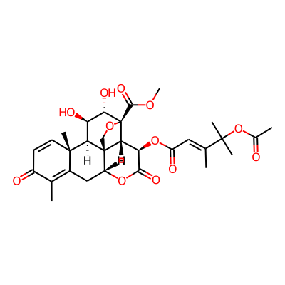methyl (1R,2S,3R,6R,13R,14R,15R,16S,17S)-3-[(E)-4-acetyloxy-3,4-dimethylpent-2-enoyl]oxy-15,16-dihydroxy-9,13-dimethyl-4,10-dioxo-5,18-dioxapentacyclo[12.5.0.01,6.02,17.08,13]nonadeca-8,11-diene-17-carboxylate
