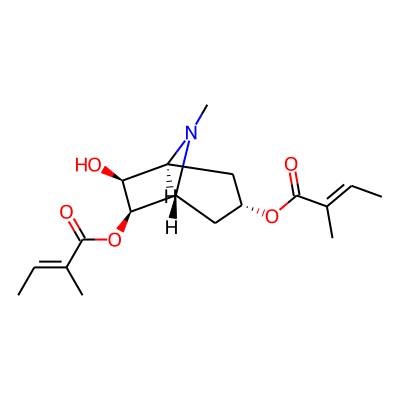 [(1R,3S,5S,6S,7R)-6-hydroxy-8-methyl-7-[(E)-2-methylbut-2-enoyl]oxy-8-azabicyclo[3.2.1]octan-3-yl] (E)-2-methylbut-2-enoate