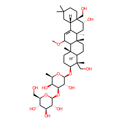 (2S,3R,4S,5S,6R)-2-[(2R,3R,4S,5S,6R)-2-[[(3S,4R,4aR,6aR,6bS,8R,8aS,12aS,14R,14bS)-8-hydroxy-4,8a-bis(hydroxymethyl)-14-methoxy-4,6a,6b,11,11,14b-hexamethyl-1,2,3,4a,5,6,7,8,9,10,12,12a,14,14a-tetradecahydropicen-3-yl]oxy]-3,5-dihydroxy-6-methyloxan-4-yl]oxy-6-(hydroxymethyl)oxane-3,4,5-triol