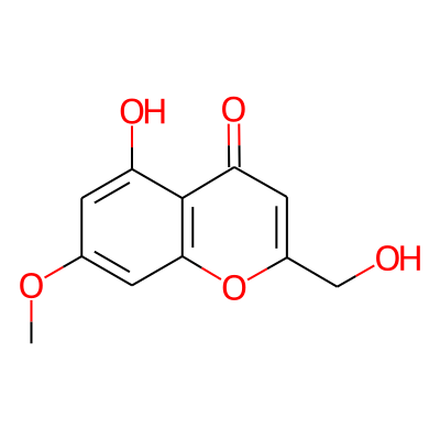 5-Hydroxy-2-(hydroxymethyl)-7-methoxychromen-4-one