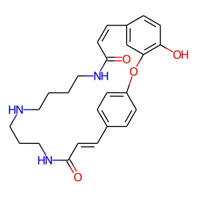 (8E,22Z)-4-hydroxy-2-oxa-11,16,20-triazatricyclo[22.2.2.13,7]nonacosa-1(26),3,5,7(29),8,22,24,27-octaene-10,21-dione