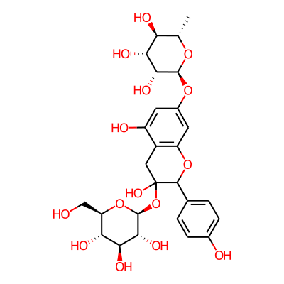 (2S,3R,4R,5R,6S)-2-[[3,5-dihydroxy-2-(4-hydroxyphenyl)-3-[(2S,3R,4S,5S,6R)-3,4,5-trihydroxy-6-(hydroxymethyl)oxan-2-yl]oxy-2,4-dihydrochromen-7-yl]oxy]-6-methyloxane-3,4,5-triol