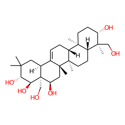 (3R,4R,4aR,5R,6aR,6aS,6bR,8aR,9R,10S,12aR,14bS)-4a,9-bis(hydroxymethyl)-2,2,6a,6b,9,12a-hexamethyl-1,3,4,5,6,6a,7,8,8a,10,11,12,13,14b-tetradecahydropicene-3,4,5,10-tetrol
