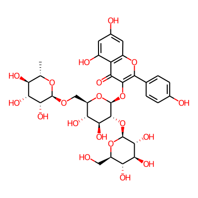 Kaempferol-3-O-(2'-O-beta-D-glucopyl)-beta-D-rutinoside