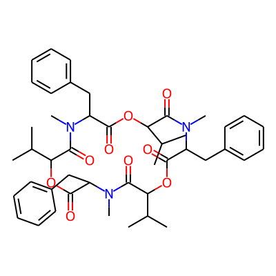 cyclo[DL-OVal-DL-N(Me)Phe-DL-OVal-DL-N(Me)Phe-DL-OVal-DL-N(Me)Phe]