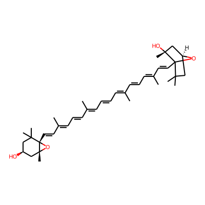 (1R,3S,6S)-6-[(1E,3E,5E,7E,9E,11E,13E,15E,17E)-18-[(2R,4S)-2-hydroxy-2,6,6-trimethyl-7-oxabicyclo[2.2.1]heptan-1-yl]-3,7,12,16-tetramethyloctadeca-1,3,5,7,9,11,13,15,17-nonaenyl]-1,5,5-trimethyl-7-oxabicyclo[4.1.0]heptan-3-ol