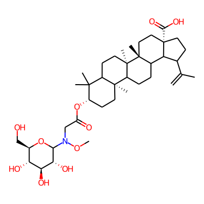 (3S)-O-(N-Methoxy-N-D-glucosylglycyl)betulinic acid