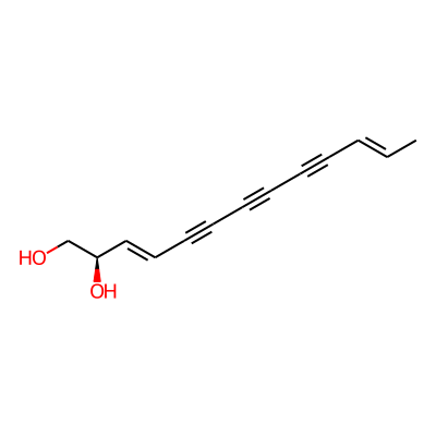 (2R,3E,11E)-trideca-3,11-dien-5,7,9-triyne-1,2-diol