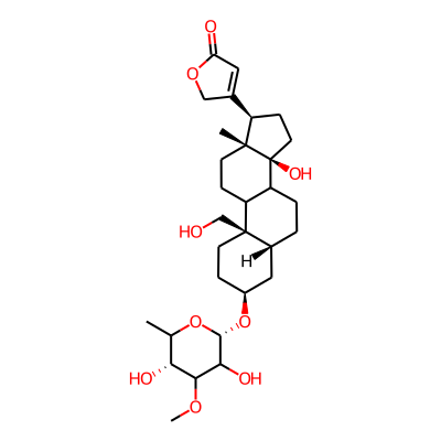 3-[(3S,5R,10R,13R,14S,17R)-3-[(2S,5R)-3,5-dihydroxy-4-methoxy-6-methyloxan-2-yl]oxy-14-hydroxy-10-(hydroxymethyl)-13-methyl-1,2,3,4,5,6,7,8,9,11,12,15,16,17-tetradecahydrocyclopenta[a]phenanthren-17-yl]-2H-furan-5-one