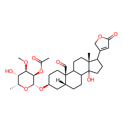Peruvoside-2'-monoacetate