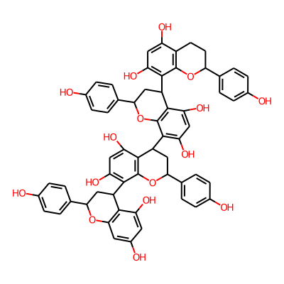 Leucopelargonidin tetramer