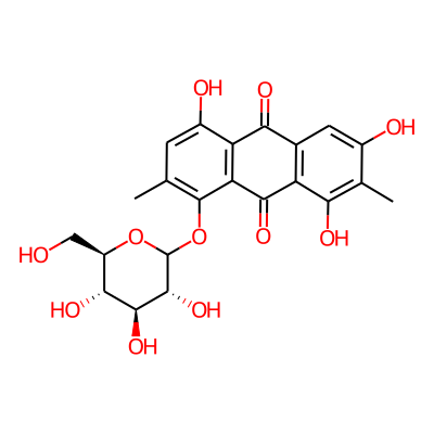 1,3,5-trihydroxy-2,7-dimethyl-8-[(3R,4S,5S,6R)-3,4,5-trihydroxy-6-(hydroxymethyl)oxan-2-yl]oxyanthracene-9,10-dione