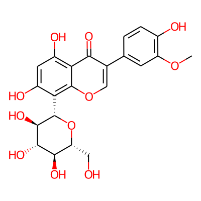 5,7-dihydroxy-3-(4-hydroxy-3-methoxyphenyl)-8-[(2S,3R,4R,5S,6R)-3,4,5-trihydroxy-6-(hydroxymethyl)oxan-2-yl]chromen-4-one