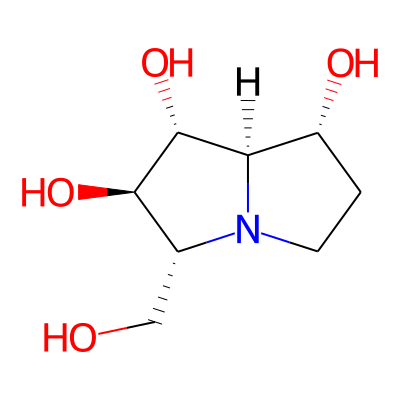 3-(Hydroxymethyl)-1,2,7-trihydroxypyrrolizidine