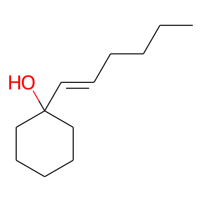 Cyclohexanol, 1-(1-hexenyl)-, (E)-
