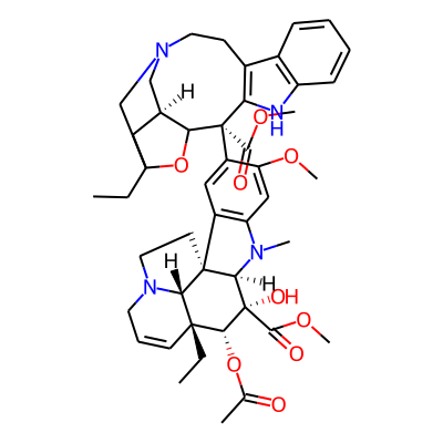 methyl (4S,18S)-4-[(1R,9R,10S,11R,12R,19R)-11-acetyloxy-12-ethyl-10-hydroxy-5-methoxy-10-methoxycarbonyl-8-methyl-8,16-diazapentacyclo[10.6.1.01,9.02,7.016,19]nonadeca-2,4,6,13-tetraen-4-yl]-1-ethyl-2-oxa-6,16-diazapentacyclo[14.3.1.03,18.05,13.07,12]icosa-5(13),7,9,11-tetraene-4-carboxylate