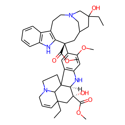 methyl (9R,10R)-12-ethyl-4-[(13S)-17-ethyl-17-hydroxy-13-methoxycarbonyl-1,11-diazatetracyclo[13.3.1.04,12.05,10]nonadeca-4(12),5,7,9-tetraen-13-yl]-10-hydroxy-5-methoxy-8,16-diazapentacyclo[10.6.1.01,9.02,7.016,19]nonadeca-2,4,6,13-tetraene-10-carboxylate