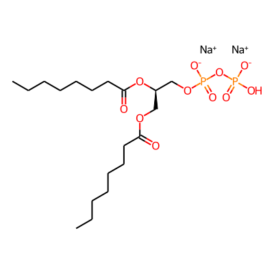 disodium;[[(2R)-2,3-di(octanoyloxy)propoxy]-oxidophosphoryl] hydrogen phosphate