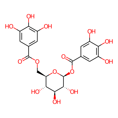 1,6-bis-O-galloyl-beta-D-glucose