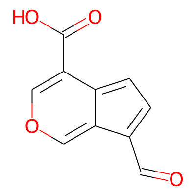7-Formylcyclopenta[c]pyran-4-carboxylic acid