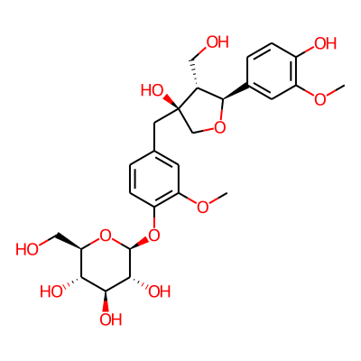 Olivil 4'-O-glucoside