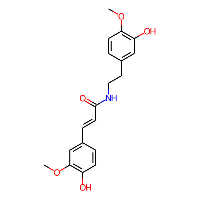 N-trans-feruloyl-4'-O-methyldopamine