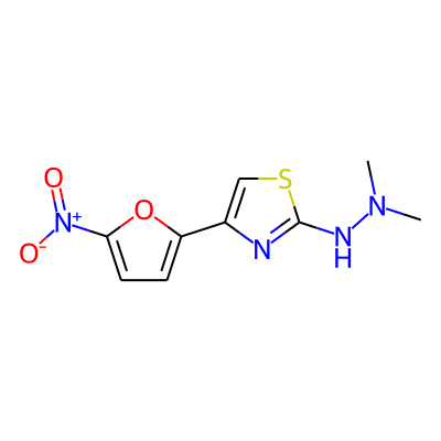 2-(2,2-Dimethylhydrazino)-4-(5-nitro-2-furyl)thiazole