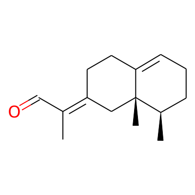 (E)-Eremophila 1(10),7(11)-dien-12-al