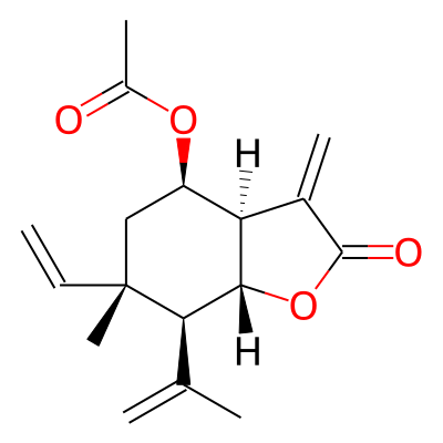 [(3aR,4R,6S,7S,7aR)-6-ethenyl-6-methyl-3-methylidene-2-oxo-7-prop-1-en-2-yl-4,5,7,7a-tetrahydro-3aH-1-benzofuran-4-yl] acetate