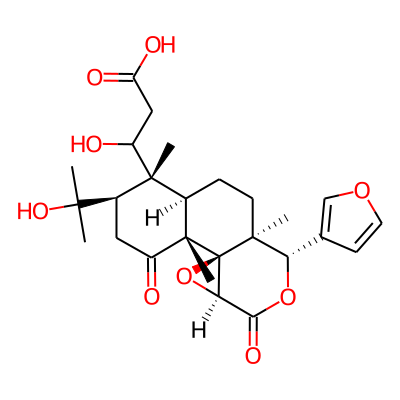 3-[(1R,2R,5R,6R,7R,10S,11S,14S)-11-(furan-3-yl)-5-(2-hydroxypropan-2-yl)-2,6,10-trimethyl-3,13-dioxo-12,15-dioxatetracyclo[8.5.0.01,14.02,7]pentadecan-6-yl]-3-hydroxypropanoic acid